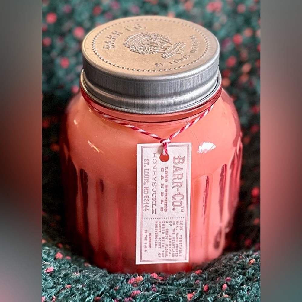 🎸Barr-Co. Apothecary🎸🔥NWT🔥Honeysuckle Jar Candle 20 oz.